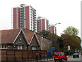 Tower blocks near Lewisham