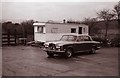 ST1596 : Caretaker's caravan at the former Gwent Abattoir by Geographer