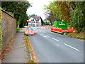 Roadworks near the White Hart