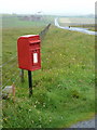 HU3816 : Scousburgh: postbox № ZE2 73 by Chris Downer