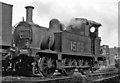 Diminutive 0-6-0T shed-pilot at Brighton Locomotive Depot