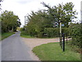 Heveningham Road & the footpath to Cratfield Road