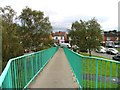 Ramp down from footbridge