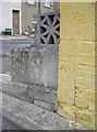 Benchmark at the end of Dorset Street, Oldfield Park