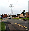 Electricity pylon on the corner of Loxton Road and Westbury Crescent, Weston-super-Mare