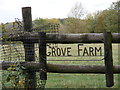 Grove Farm sign