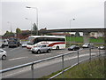 Footbridge over the M60 at J24