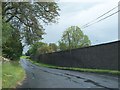 N5676 : Public road running alongside the demesne wall of Loughcrew by Eric Jones