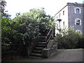 Disused footbridge over the feeder, Cardiff