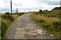 Road from the B4246 to disused mine workings north of Varteg 