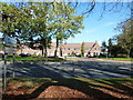 Looking across Chestnut Avenue towards Sandmartin Close