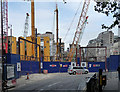 TQ2981 : Crossrail works, Charing Cross Road by Stephen Richards