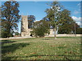 Warkton Church on a sunny October day