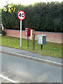 SK6430 : Browns Lane, Keyworth, postbox ref NG12 273 by Alan Murray-Rust