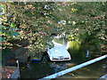 Creek entering the Thames near the M25