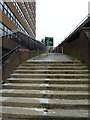 Steps parallel to the A505