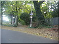 Footpath on Priory Road, Hampton