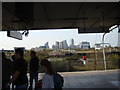 View of Canary Wharf from Canning Town Station