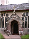 SX8767 : Church porch at Kingskerswell by Shazz