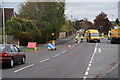 Resurfacing work on Baswich Lane