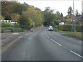 Wolverley Road at the entrance to Brown Westhead Park