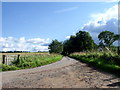 Minor road at Mains of Tullibardine