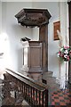 TL9676 : St Andrew, Barningham - Pulpit by John Salmon