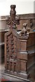 St Andrew, Barningham - Bench end