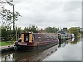 Narrowboats moored above Forest Middle Top Lock