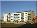TQ4480 : Apartments by the river, Thamesmead by Malc McDonald