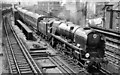 Down express from Charing Cross entering Waterloo (East) Station