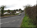 View westwards along the A25 from the mouth of Longstone Hill