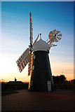 SK9772 : Ellis' Mill at sunset by Richard Croft