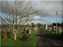 NY1281 : Lockerbie cemetery by Ian S
