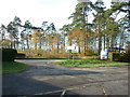 The A709 from the Lockerbie cemetery carpark