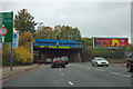 Railway bridge over the A205