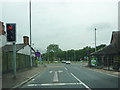 Junction of Plumley Moor Road with the A556