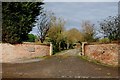 The Entrance to Parkside Cottage from the B5027