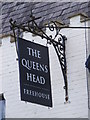 The Queens Head Public House sign