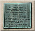 SU9670 : Plaque on Prince Consort's statue by Graham Horn
