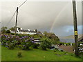 Rainbow at end of High Street, Lochaline