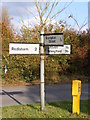 Roadsign on Station Road