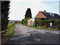 Bridleway and track to High Trees farm