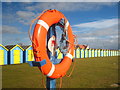 Life belt on the promenade at Felpham