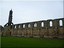 NO5116 : North wall of the cloister, St. Andrews Cathedral by kim traynor