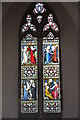 Stained glass window, King