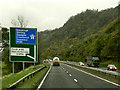 Southbound A90, approaching the M90