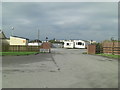 Entrance to Helyg Fach Caravan Park, Aberporth