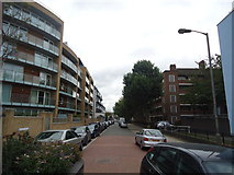 TQ2977 : Thessaly Road, London SW8 by Stacey Harris