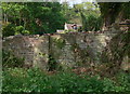 House and walls at Lower Forge